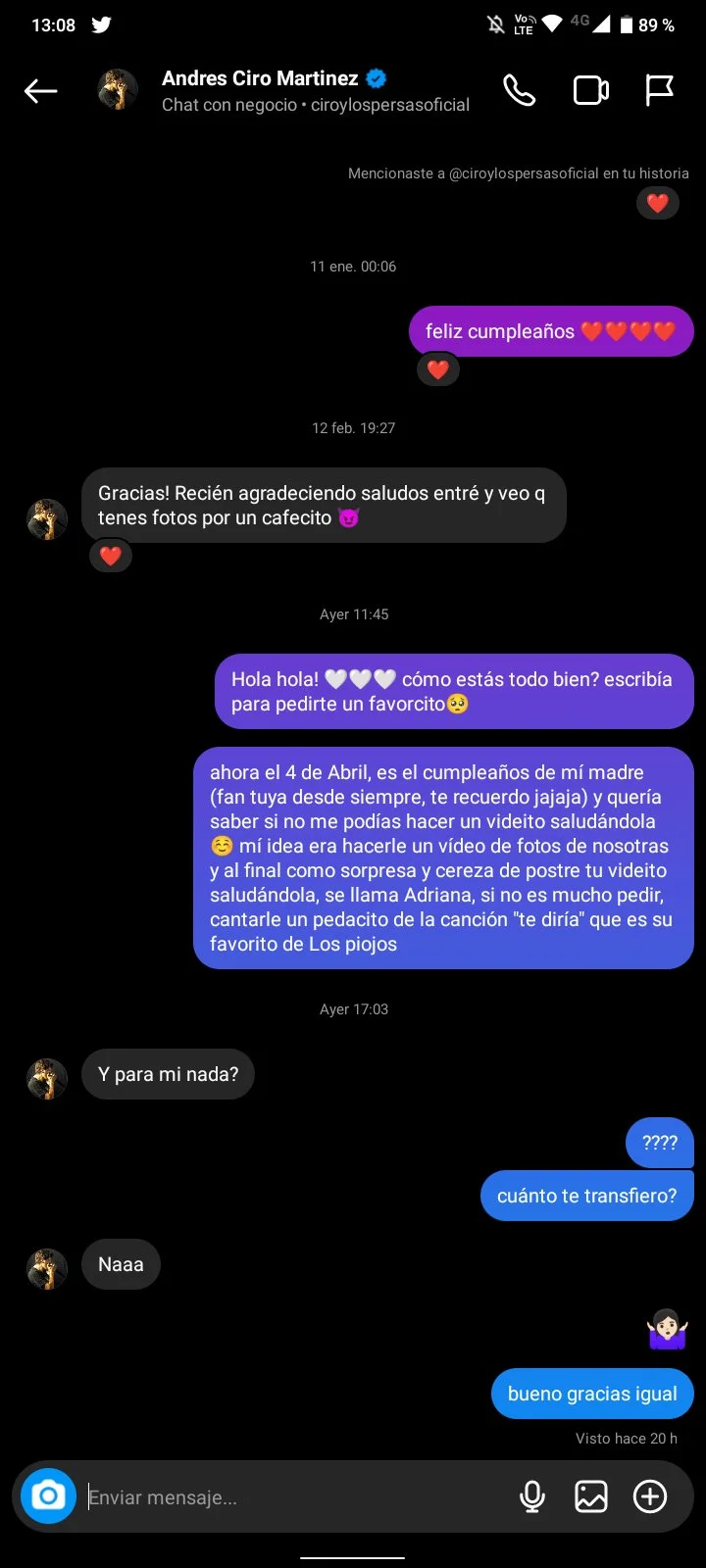 El supuesto chat comprometedor de Ciro Mart nez que se volvi